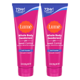 Soft Powder | Cream Deodorant + Sweat Control 2-Pack