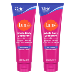 Soft Powder | Cream Deodorant + Sweat Control 2-Pack