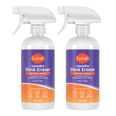 Laundry Stink Eraser | Pretreat Spray + Scrub Brush 2-Pack