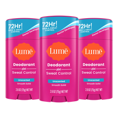 Unscented | Sweat Control Solid Deodorant 3-Pack