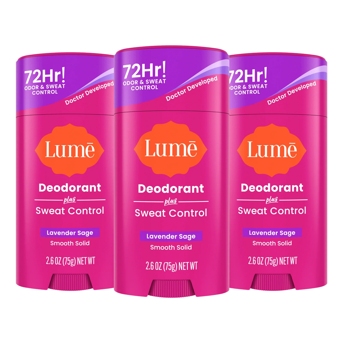 Lavender Sage | Sweat Control Solid Deodorant 3 for $15