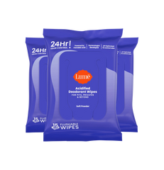 Soft Powder 15ct Wipes | Deodorant Wipes 3-Pack