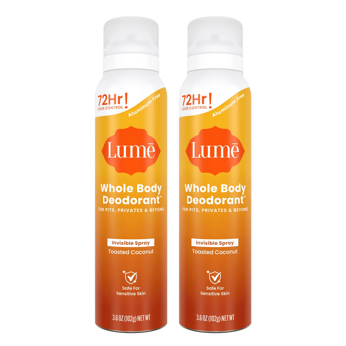 Toasted Coconut | Spray Deodorant 2-Pack