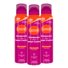 Clean Tangerine | Sweat Control Spray Deodorant 3-Pack