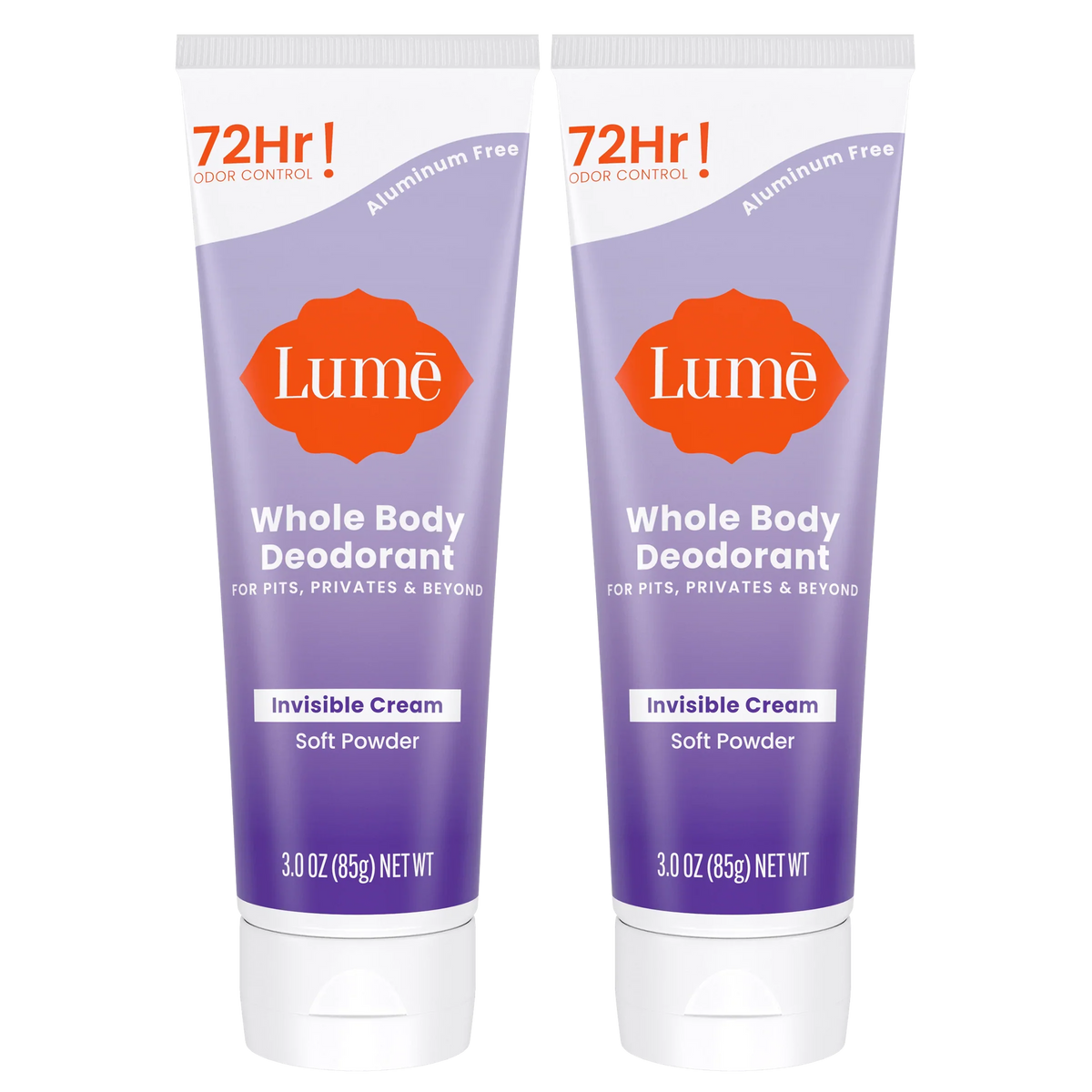 Soft Powder | Cream Tube Deodorant 2-Pack