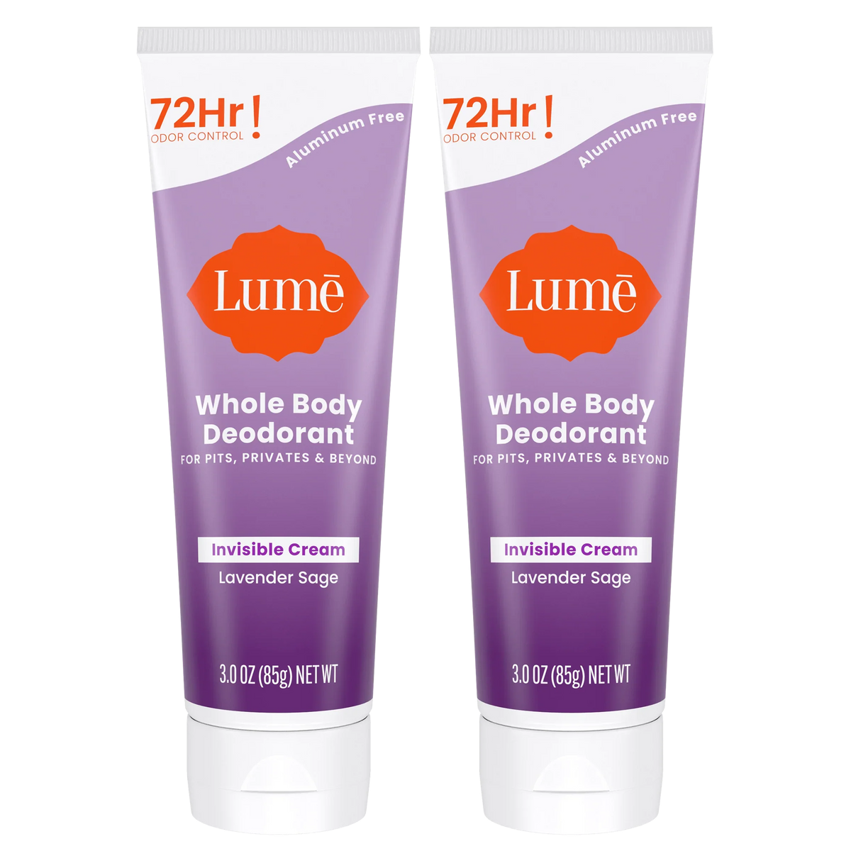 Lavender Sage | Cream Tube Deodorant 2-Pack