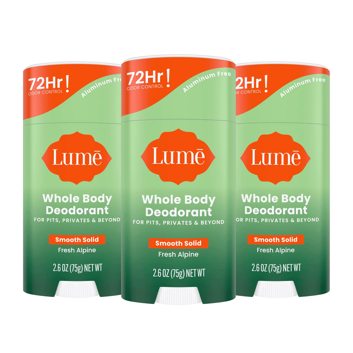 Fresh Alpine | Solid Stick Deodorant 3-Pack
