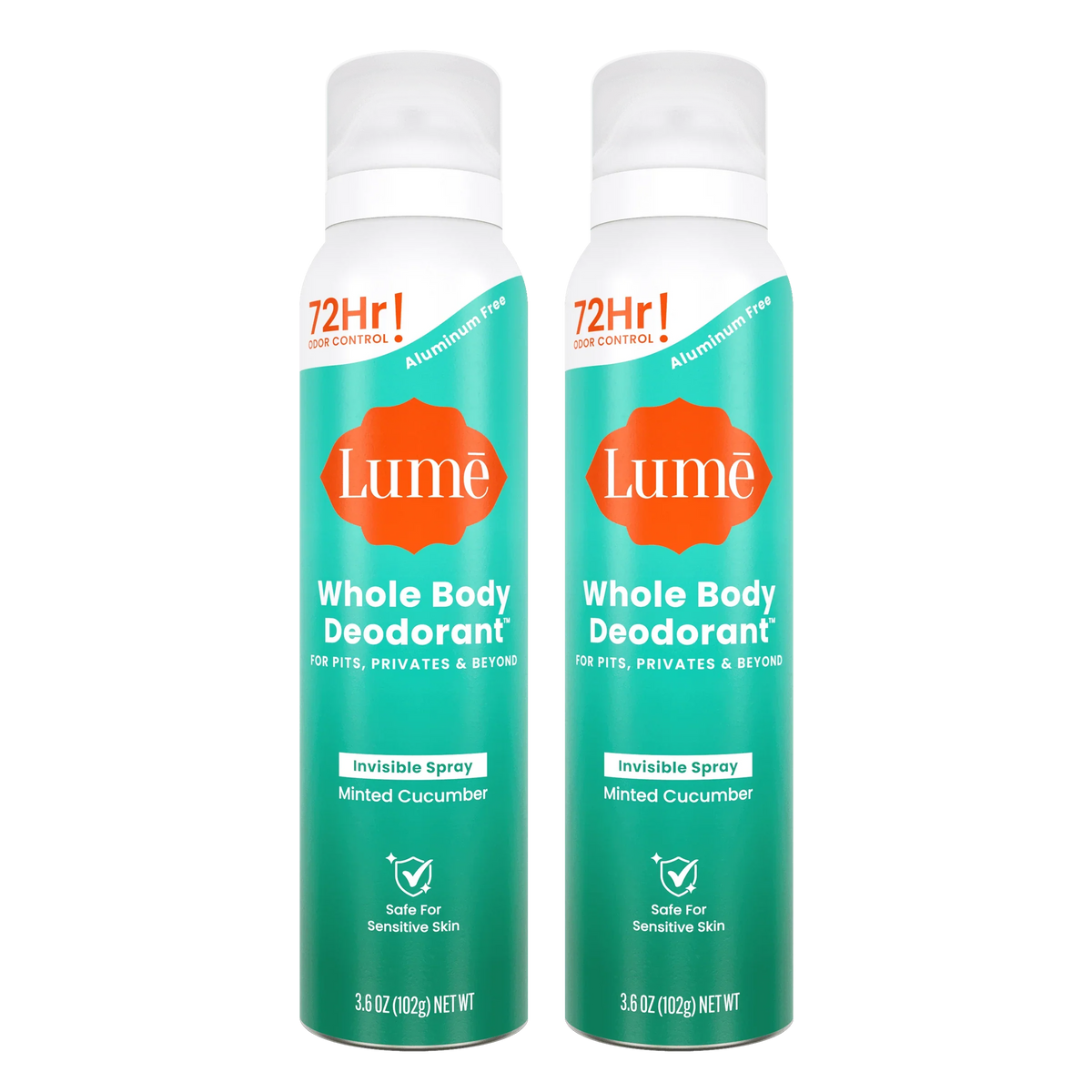 Minted Cucumber | Spray Deodorant 2-Pack