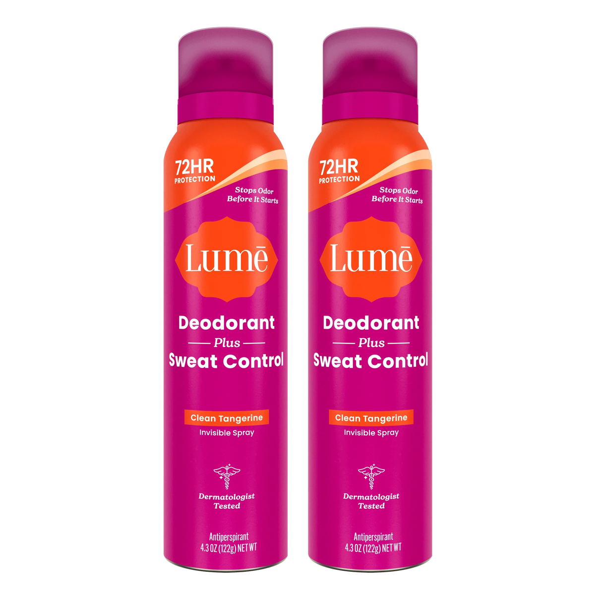 Clean Tangerine | Sweat Control Spray Deodorant 2-Pack