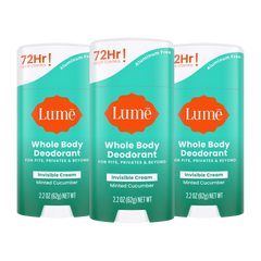Minted Cucumber | Cream Stick Deodorant 3-Pack
