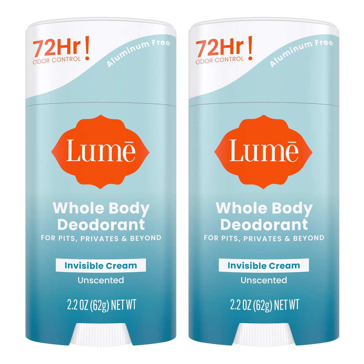 Unscented | Cream Stick Deodorant 2-Pack