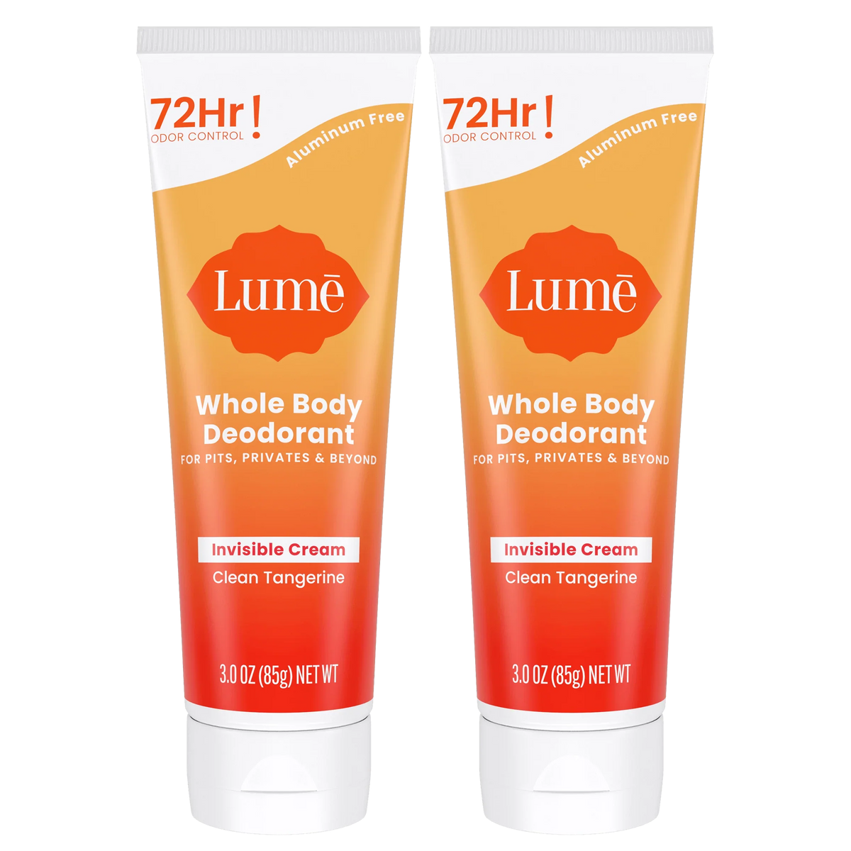 Clean Tangerine | Cream Tube Deodorant 2-Pack