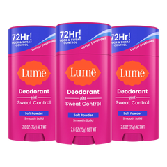 Soft Powder | Sweat Control Solid Deodorant 3-Pack