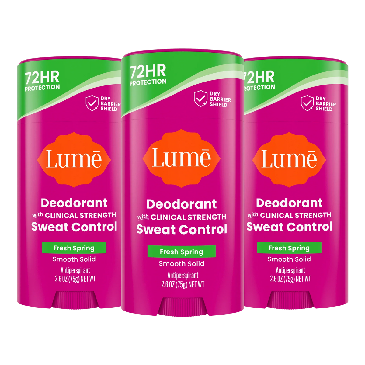 Fresh Spring | Sweat Control Solid Deodorant 3-Pack