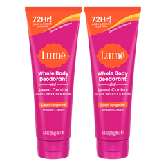Clean Tangerine | Cream Deodorant + Sweat Control 2-Pack