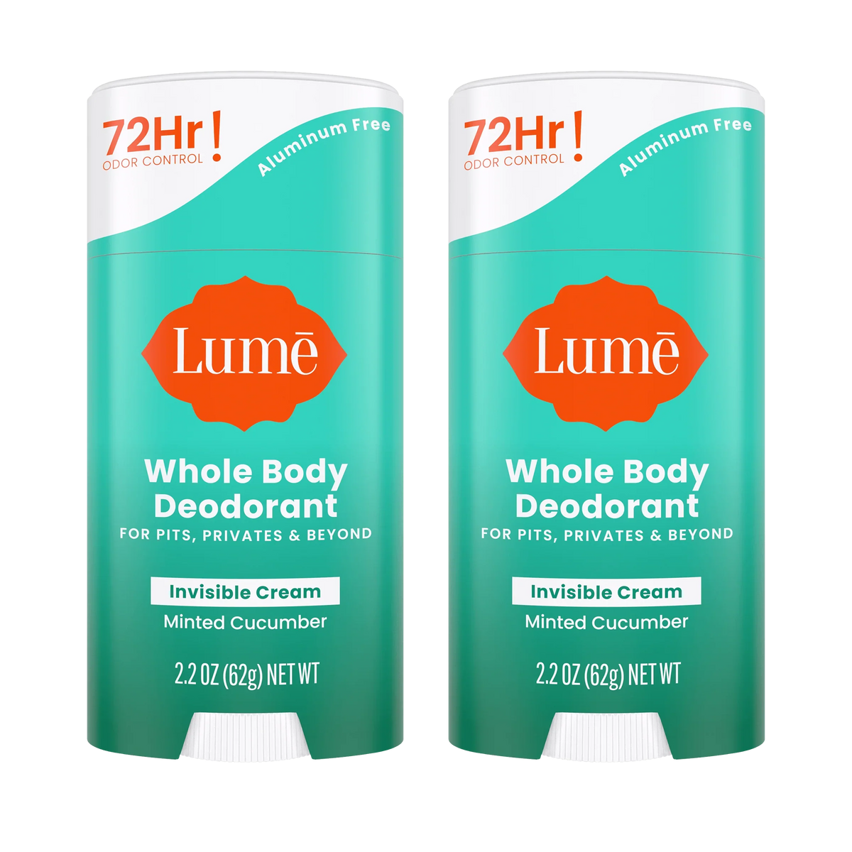 Minted Cucumber | Cream Stick Deodorant 2-Pack