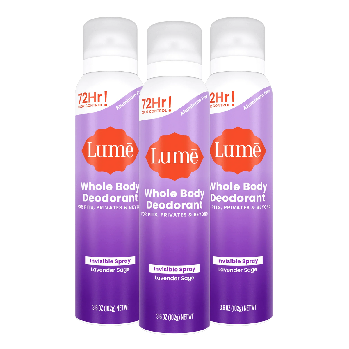 Lavender Sage | Spray Deodorant 3-Pack