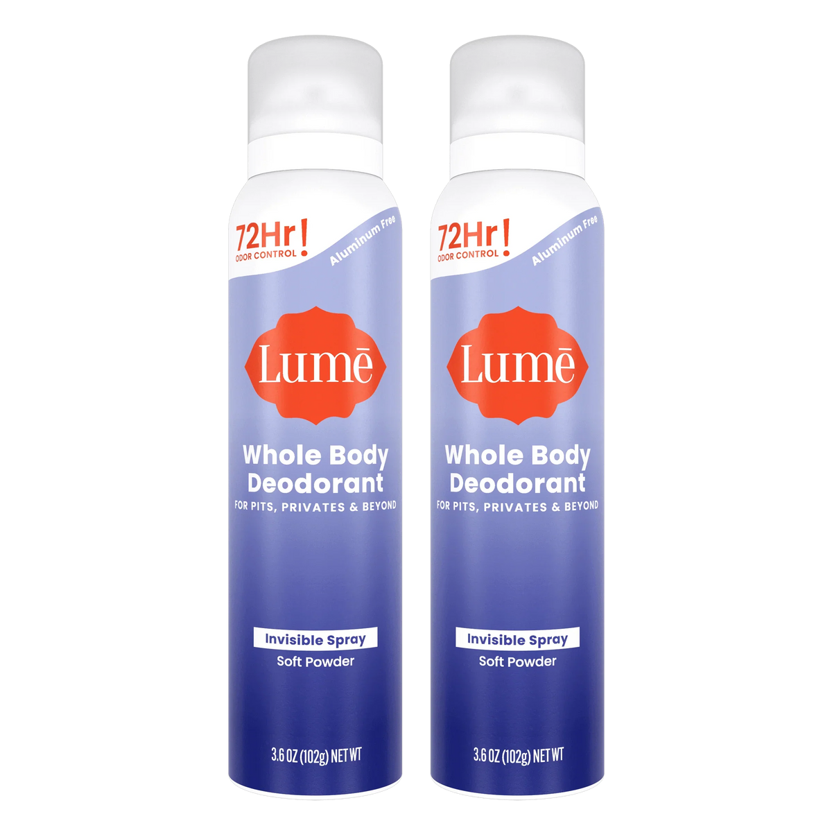 Soft Powder | Spray Deodorant 2-Pack